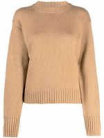 Jil Sander pull en maille - Marron