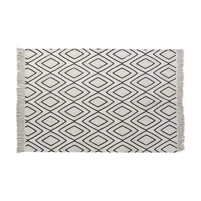 Tapijt DKD Home Decor Zwart Wit (120 x 190 x 0,7 cm)