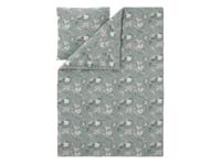 LIVARNO Satijnen dekbedovertrek 140 x 200 cm (Groen)