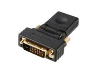 Akasa AK-CBHD16-BK DVI-D HDMI Zwart kabeladapter/verloopstukje - thumbnail