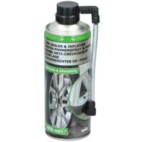 Autobanden reparatie pomp en bandendichter 450 ml - aluminium   -