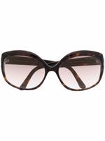 TOM FORD Eyewear lunettes de soleil à monture ronde - Marron