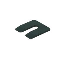 Gebr. Bodegraven uitvulplaatjes - GB-34603 - 3 mm (192-box) - zwart