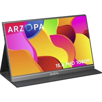 Arzopa S1 Table LCD-monitor Energielabel: A (A - G) 39.6 cm (15.6 inch) 1920 x 1080 Pixel 16:9 25 ms HDMI, USB-C (DP Alt Mode), USB-C, USB-A IPS LCD