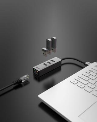 Sitecom AD-1007 interface hub USB 3.2 Gen 1 (3.1 Gen 1) Type-A 5000 Mbit/s
