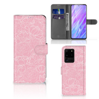 Samsung Galaxy S20 Ultra Hoesje White Flowers - thumbnail