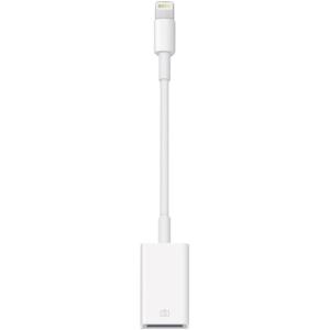 Apple iPad Adapter [1x Apple dock-stekker Lightning - 1x USB 2.0 bus A] 0.10 m Wit