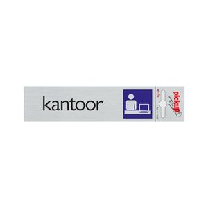 Bord Alulook Kantoor - 165x44 mm zelfklevend.