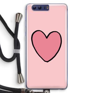Hartje: Honor 9 Transparant Hoesje met koord