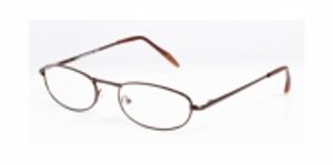 HIP Leesbril metaal bruin +2.5