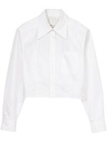 3.1 Phillip Lim chemise crop à manches longues - Blanc - thumbnail