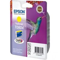 Epson Hummingbird Singlepack Yellow T0804 Claria Photographic Ink - thumbnail