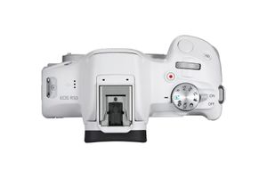 Canon EOS R50, White + RF-S 18-45mm F4.5-6.3 IS STM Kit MILC 24,2 MP CMOS 6000 x 4000 Pixels Wit