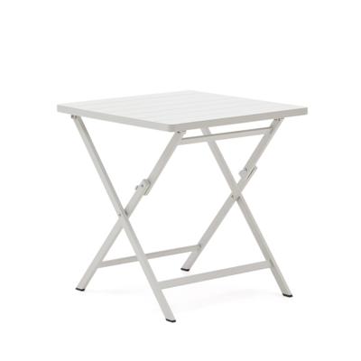Kave Home Opvouwbare Bistrotafel 'Torreta' 70 x 70cm, kleur Wit