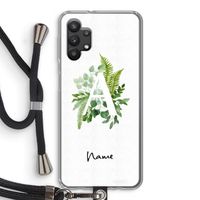 Green Brush: Samsung Galaxy A32 5G Transparant Hoesje met koord