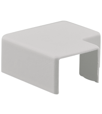 Vlakhaakstuk kabelgoot wit 20x10mm RAL 9010 Canalit 915944 (zakje 2 stuks)