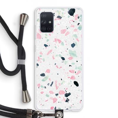 Terrazzo N°3: Samsung Galaxy A71 Transparant Hoesje met koord