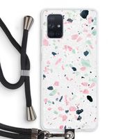 Terrazzo N°3: Samsung Galaxy A71 Transparant Hoesje met koord