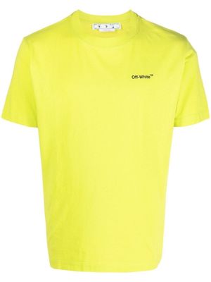 Off-White t-shirt Arrows Caravaggio - LIME BLACK