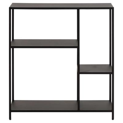 Leen Bakker - Boekenkast Jaxx - 86x79,5x30 Cm - Staal - Zwart