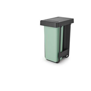 Brabantia Sort & Go Inbouw Prullenbak - 2 x 30 l - Jade Green en Dark Grey