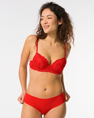 140 Damesbrazilian Micro Met Kant Rood (rood)