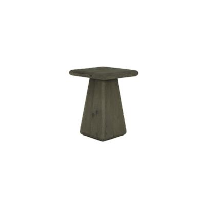 Tower Living Vierkante Bijzettafel 'Asti' Mangohout, 40 x 40cm, kleur Olijfbruin