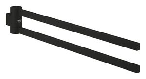 GROHE Selection 2-lids handdoekhouder 44.1cm draaibaar phantom black