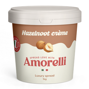 Amorelli Hazelnoot Spread (1 kg)