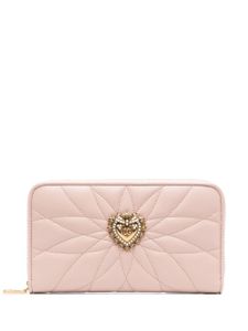 Dolce & Gabbana Devotion continental zipped wallet - Rose