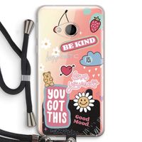 Positivity: HTC U Play Transparant Hoesje met koord