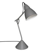 Atmosphera Tafellamp/bureaulampje Design Light Classic - grijs - H62 cm