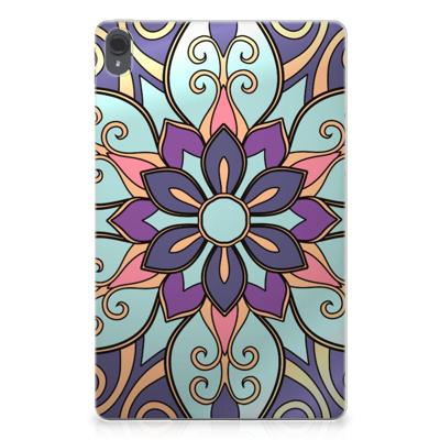 Lenovo Tab P11 | P11 Plus | Siliconen hoesje | Purple Flower