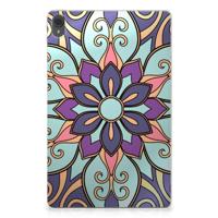 Lenovo Tab P11 | P11 Plus | Siliconen hoesje | Purple Flower