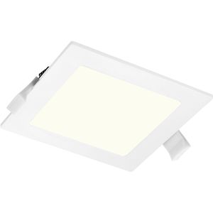 LED Downlight Slim Pro - Aigi Suno - Inbouw Vierkant 16W - Natuurlijk Wit 4000K - Mat Wit - Kunststof