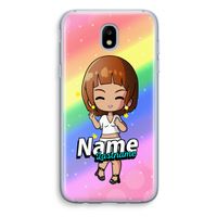 Chibi Maker vrouw: Samsung Galaxy J5 (2017) Transparant Hoesje
