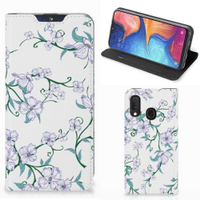 Samsung Galaxy A20e Uniek Smart Cover Blossom White