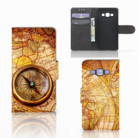 Samsung Galaxy A3 2015 Flip Cover Kompas - thumbnail