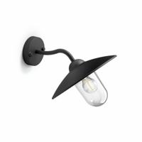 Wandlamp Philips 0164330PN Buitenkant Zwart Aluminium 60 W E27