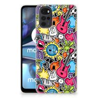 Motorola Moto G22 Silicone Back Cover Punk Rock - thumbnail