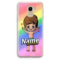 Chibi Maker man: Samsung Galaxy J6 (2018) Transparant Hoesje