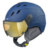 CP Corao+ skihelm blauw met meekleurend vizier (4 Keuzes) - zeer veilig