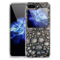 Samsung Galaxy Z Flip 5 | TPU Hoesje | Krokodillenprint Samsung Galaxy Z Flip 5 | TPU Hoesje | Krokodillenprint