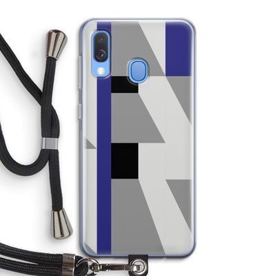 Gestalte 2: Samsung Galaxy A40 Transparant Hoesje met koord