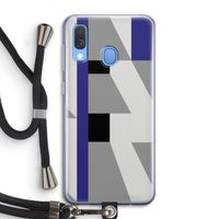 Gestalte 2: Samsung Galaxy A40 Transparant Hoesje met koord