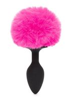 Non-Vibrating Butt Plug Small - Black/Pink