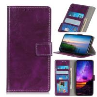 Retro Crazy Horse textuur horizontale Flip lederen case voor iPhone 11 Pro Max met houder & kaartsleuven & foto frame & portemonnee (paars)