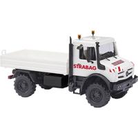 Busch 51057 H0 Vrachtwagen Mercedes Benz Unimog u 5023, Strabag Busch 51057 H0 Vrachtwagen Mercedes Benz Unimog u 5023, Strabag