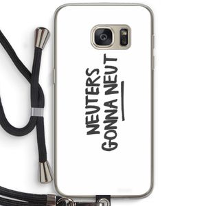 Neuters: Samsung Galaxy S7 Transparant Hoesje met koord