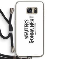 Neuters: Samsung Galaxy S7 Transparant Hoesje met koord Neuters: Samsung Galaxy S7 Transparant Hoesje met koord